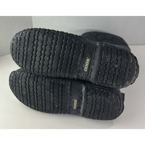 Bogs Neo Tech CRVR TL Leafy Print Black Rain Boots Waterproof Women's Size 11 - Picture 15 of 16